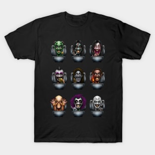 Horror toilet Monster pack 3 T-Shirt